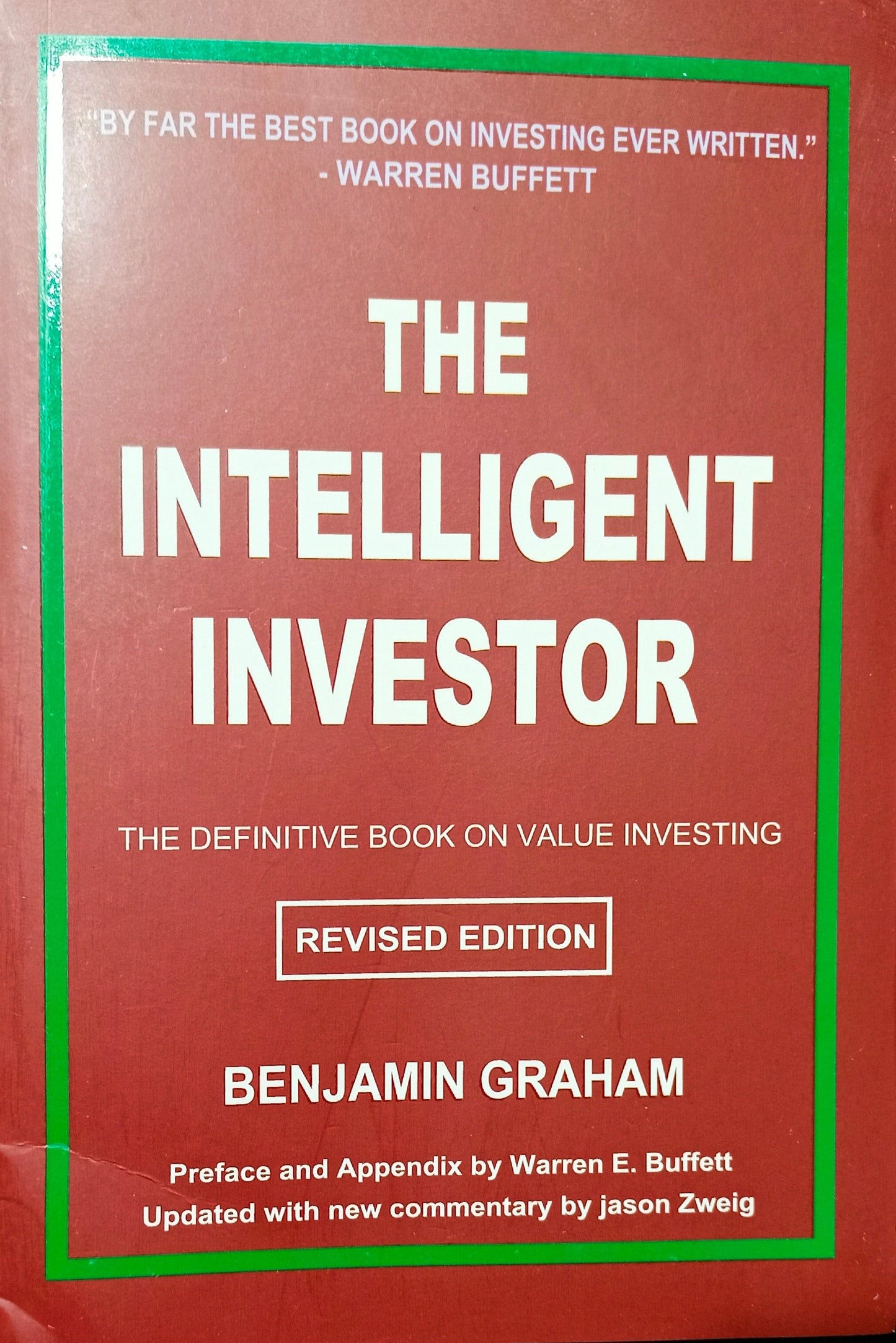 THE INTELLIGENT INVESTOR by Benjamin Graham