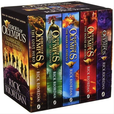 Heroes Of Olympus Complete 5 Books Set by Rick Riordan