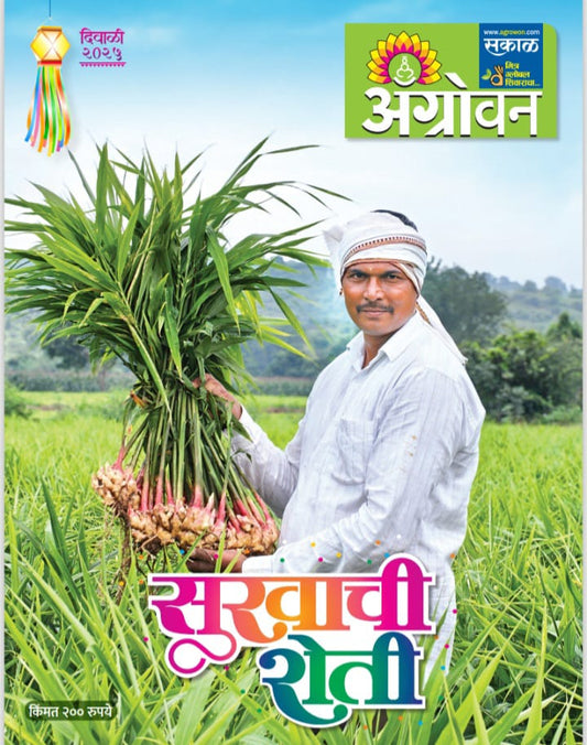 Agrowan Diwali Ank 2025 अ‍ॅग्रोवन दिवाळी अंक 2025 Sakal