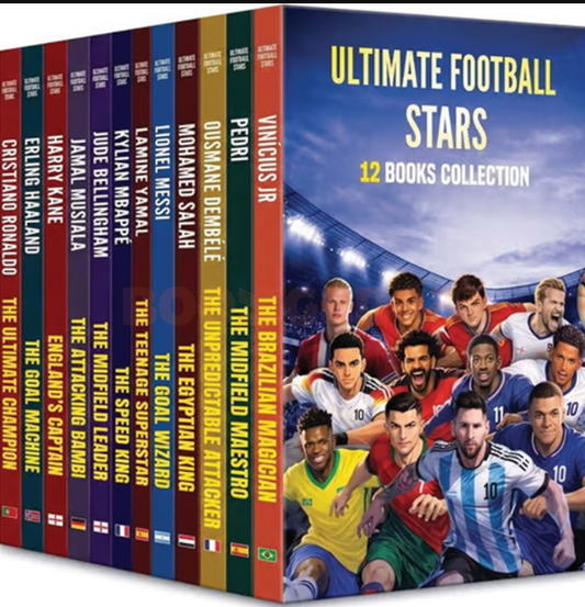 Ultimate Football Stars 12 Books Collection
