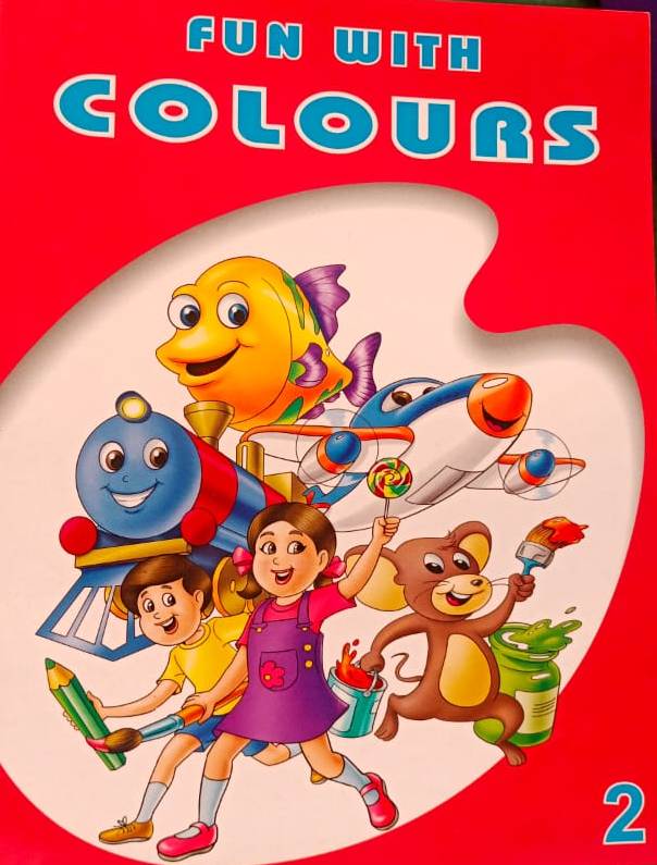 Fun with Colour 2 & 4 for Children's Books (set of 2 books)