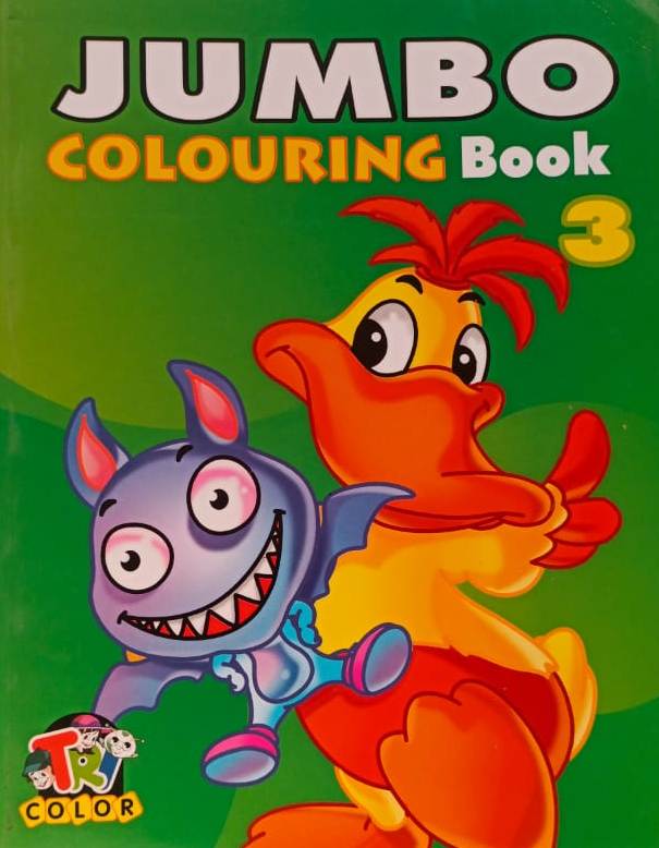 Jumbo Colouring Book 1 & 3 for Children's Books