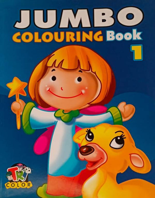 Jumbo Colouring Book 1 & 3 for Children's Books