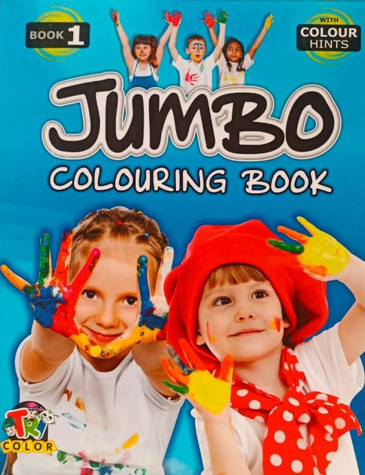 Jumbo Colouring Book 1 & 4 for Children's Books