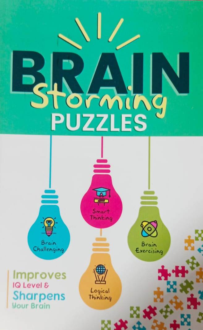 Brain Teasers & Storming Puzzles of 2 books for Children's